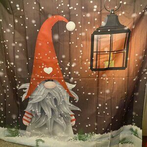 Gnome Holiday Shower Curtain